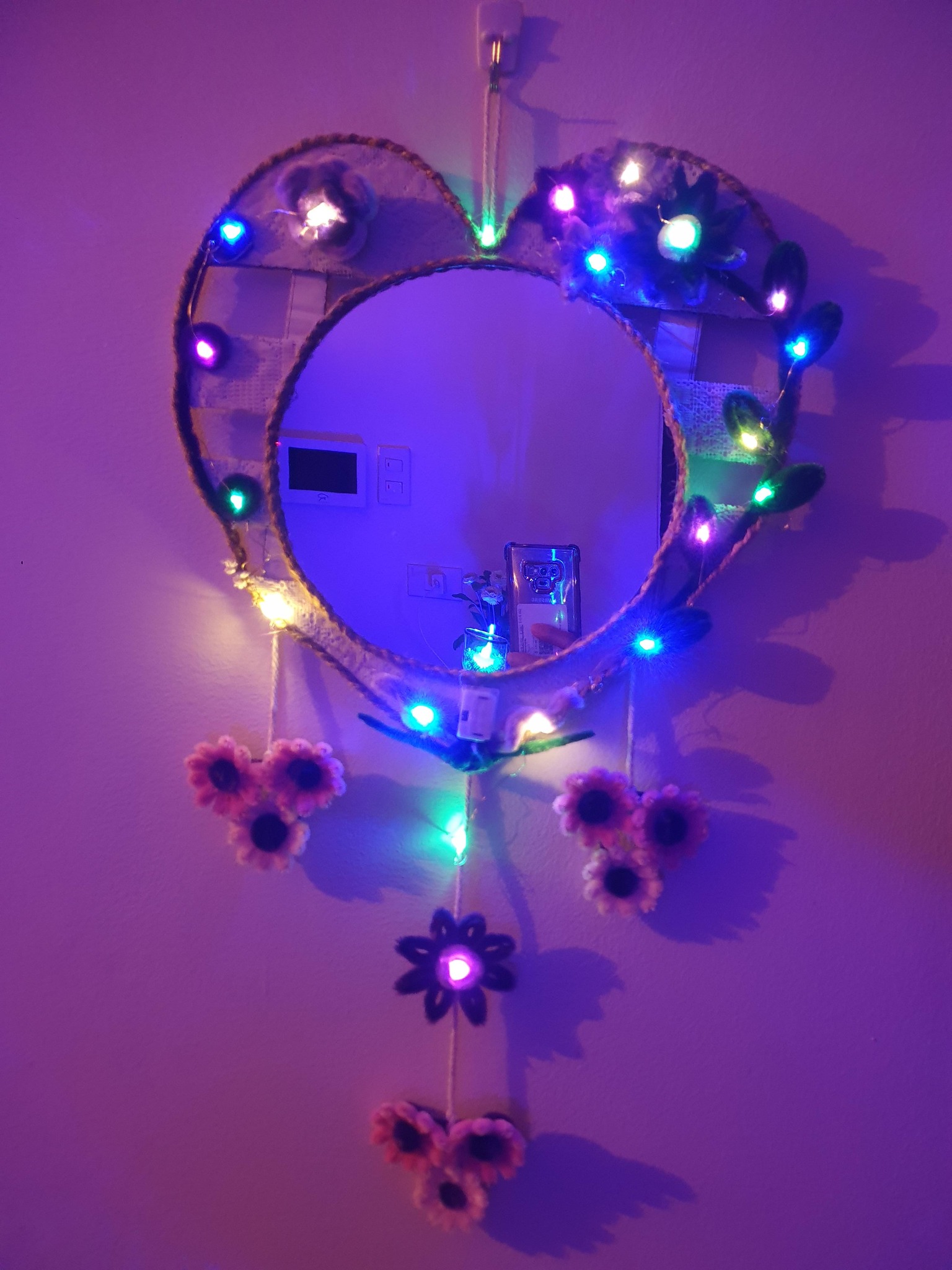 Heartfelt Lamp Mirror