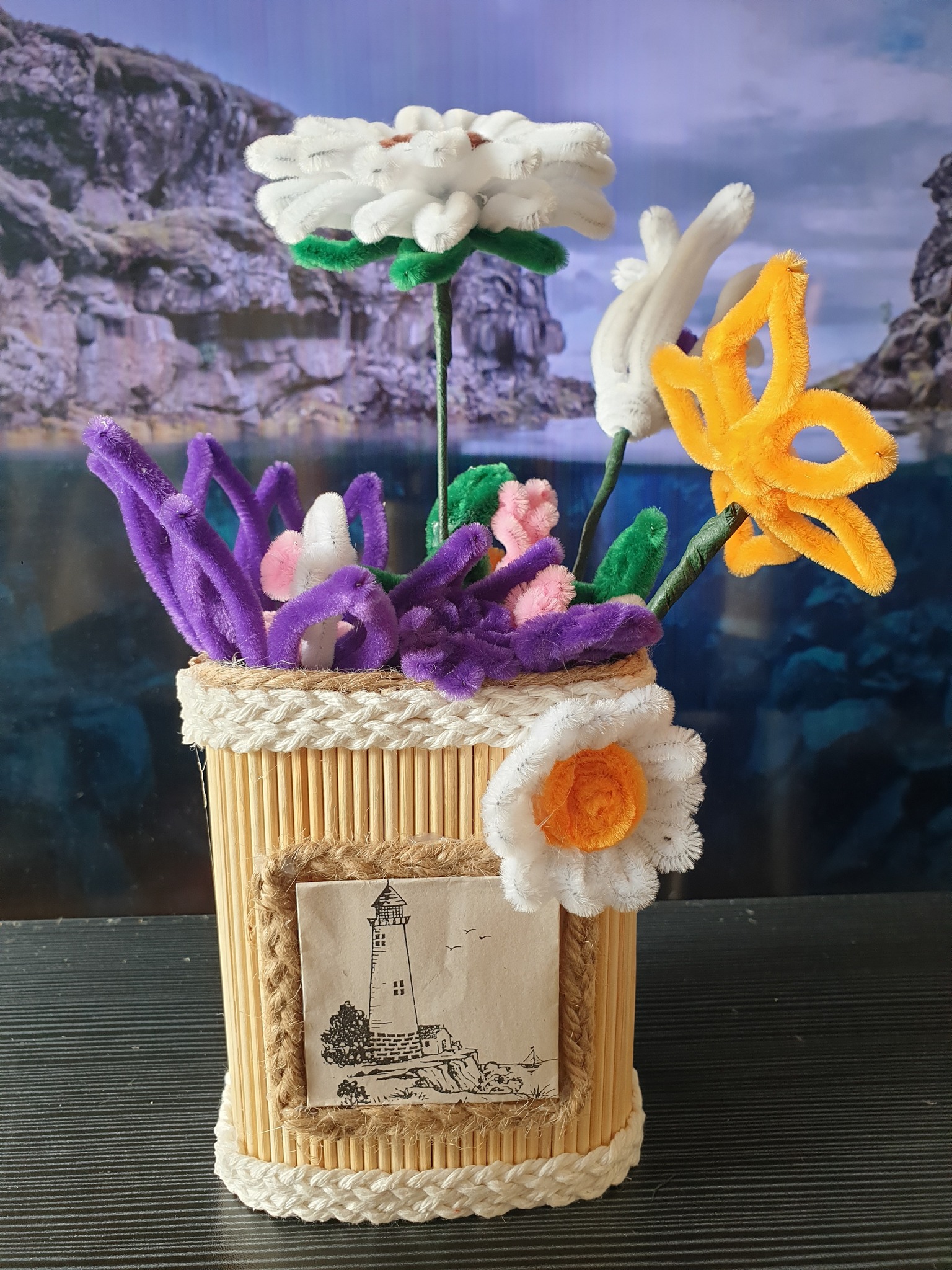 Wooden Holder w/ Frame